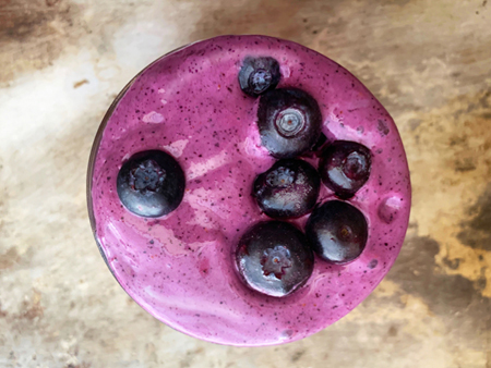 Blueberries and Cream Smoothie